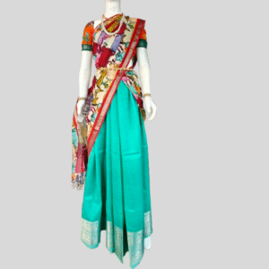 Pure Pattu Lehanga sets with Digital Prints