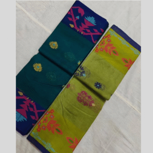 Thread Buta Zakard Sarees with Blouse