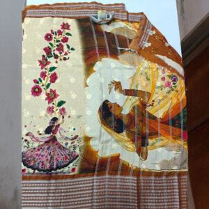 Pattu Digital Print Sarees
