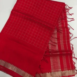 Silver Zari Lines Gap border