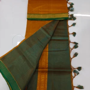 Contrast Pallu and Blouse 50/50 Border