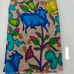 Digital print Pen kalamkari Fabrics