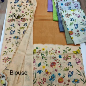 Half & Half floral dying Design
